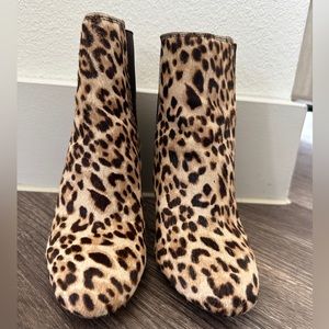 Sam Edelman leopard booties